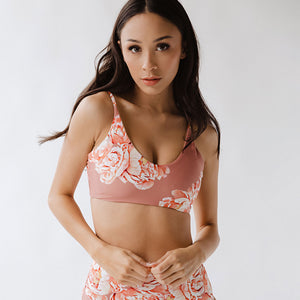 Rise Bralette, Garden Rose