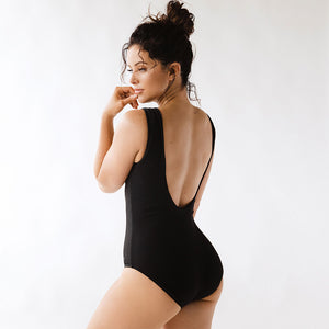 The Monica One-Piece Swimsuit, Black